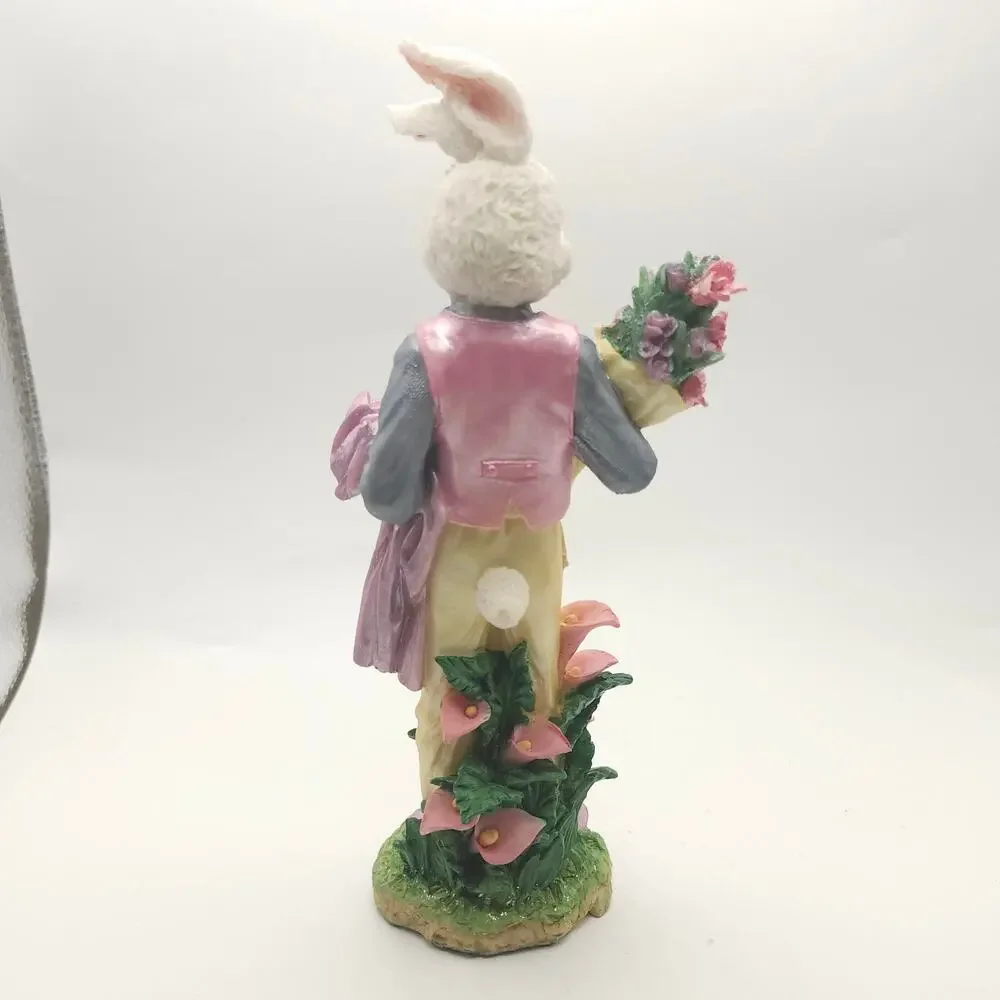 Simson Giftware Boy Rabbit w Lilies 9